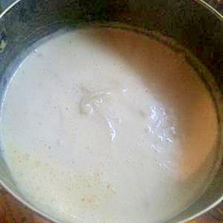 ソイプロテイン活用術　豆乳エノキスープ